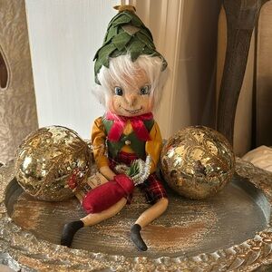 NWT Joe Spencer Leland Fig Gathered Traditions Holiday Art Doll